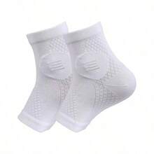 1 Pair High-Quality Ankle Compression Socks With Arch And Ankle Support, Open Toe Design, Suitable For Daily Wear And Outdoor Activities - Multicolor - View 17