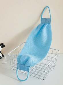 1pc Drawstring Coarse Exfoliating Loofah, Scrub Brush For Back Washing, Powerful Cleaning, Unisex - A - View 10