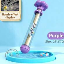 1个喷水玩具，户外夏季沙滩戏水游戏，游泳池洒水玩具（蓝色、粉色、紫色、黄色） - 彩色 - 查看 13