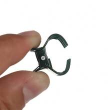 50pcs Plastic Garden Clips, Deep Green Vine Support Clips, Plant Clips, Orchid Stem Clips, Gardening Tools - 50pcs - View 7