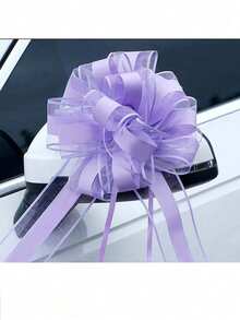 10 pièces Décorations de nœud papillon pour voiture de mariage, rubans d'emballage cadeau, rose/blanc/rouge pour porte de voiture de mariage, rubans de décoration de mariage, rubans de décoration d'escalier, décorations de poignée, nœud papillon décoratif pour cadeau de mariage, convient pour la décoration de table et de chaise de mariage, l'emballage de cadeaux, la décoration de bouquet, la célébration d'anniversaire - Multicolore - Voir 14