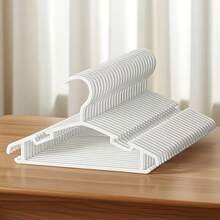 30/20/10pcs Baby & Kids Plastic Hangers - Highly Durable, Suitable For Toddlers - Multicolor - View 22