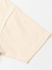 FRACTYR Men's Summer Casual Street Fashion Loose Retro Racing Double-Sided Graphic Print Round Neck Short Sleeve T-Shirt - Apricot - View 8