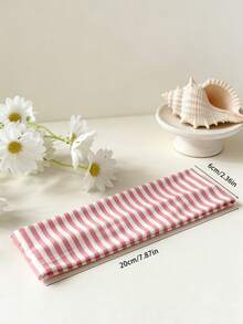 条纹休闲发带夏季发饰沙滩爪夹度假发夹 - 彩色 - 查看 11