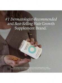 Women's Balance Hair Growth Supplements, Ages 45 And Up, Clinically Proven For Visibly Thicker Hair And Scalp Coverage In 3-6 Months, Dermatologist Recommended - 1 Month Supply Refill Pouch - 1 - 查看 6