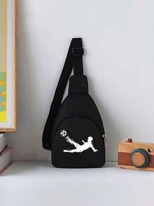 Túi đeo chéo họa tiết bóng đá, chất liệu nhẹ bền, túi cá nhân tiện dụng hàng ngày, dây đeo vai điều chỉnh thoải mái, túi nhỏ gọn, thiết kế nhiều màu sắc, dung tích lớn, phù hợp với nhiều tình huống hàng ngày, dễ dàng vệ sinh và mang theo, túi đeo chéo hàng ngày, trang trí họa tiết bóng đá, túi đeo chéo nhẹ đáp ứng nhu cầu đựng đồ nhỏ hàng ngày. - Nhiều màu - Xem 2