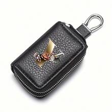 Men's Car Key Case - Simple Zippered Key Case With Lid, Durable Locking Snap For Storage, Suitable For Everyday Use And Special Occasions (Teacher's Day/Mother's Day/Father's Day Gift) Personalized Gift, A Gift Full Of Love, Creative Men's Gift, Fun Gift, Dad's Gift, Gift Ideas - Multicolor - View 19