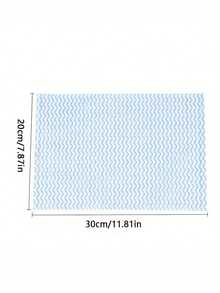 1Roll (50pcs) Reusable Disposable Kitchen Cleaning Cloth, Bathroom Cleaning Cloth, Tearable Cleaning Cloth, Disposable Kitchen And Bathroom Cleaning Towels, Polyester Non-Woven Fabric, Multi-Purpose Square Wet Wipes - Convenient And Effective Utensil And Surface Cleaning Cloth, Stove Cleaning Cloth, Suitable For Home, Kitchen, Dining Room, Bathroom, Room, Car Detail Cleaning, Cleaning Supplies, Cleaning Tools - Striped Cleaning Cloth - View 4