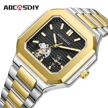 Đồng hồ cơ tự động nam AOCASDIY mới ra mắt năm 2026, chống nước 30M, dây đeo thép không gỉ, quà tặng doanh nhân. - Một cỡ - Xem 2