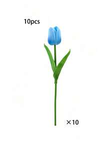 10 bông hoa tulip nhân tạo lớn màu xanh dương, hoa giả trông như thật, thích hợp cho Ngày Valentine, đám cưới, lễ đính hôn, sinh nhật, trang trí nhà cửa, phòng khách, phòng ngủ, trang trí mùa xuân/hè, để bàn, sân vườn, quà tặng lễ hội mùa màng, trang trí Ngày Valentine. - Màu xanh lam - Xem 14