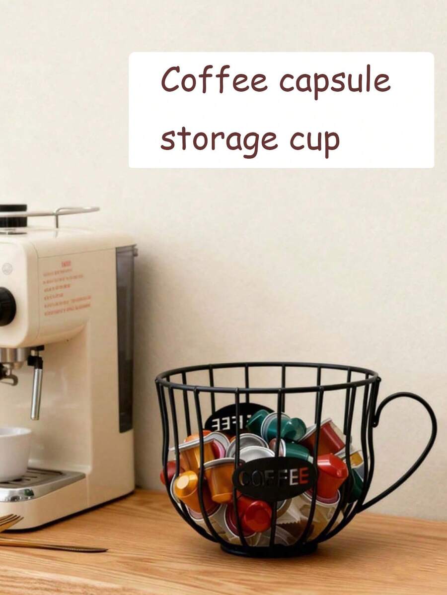 Luxury Snack & Candy Storage Rack, Coffee Shop Desktop Display Stand, Home Coffee Capsule Storage Rack