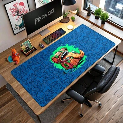 Patterned Game Mat, Imitation Box Design, Printed Nylon Cloth Tabletop Gaming Mat, Travel Tabletop Game Personal Mat