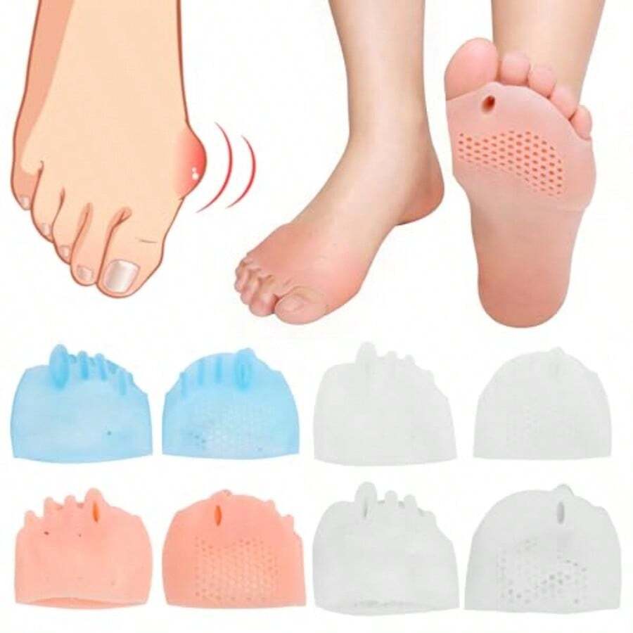 Feet Protection - Blue, White, Skin Color, and Transparent - View 1
