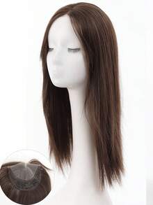 Front Lace Bangs Wig For Women, High Density Top Hairpieces To Cover White Hair And Add Volume, Invisible And No Pain Hair Extensions - Multicolor - View 13