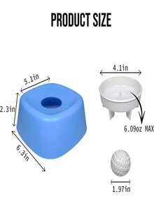 Pet Lick Bowl Feeder: Slow Feeder Liquid Snack Feeder With Non-Slip Base - Slow Lick Bowl, Suitable For Bone Broth, Yogurt Puree, Pure Grain, Travel And Home Use - 200ml - View 2