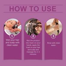 60克天然迷迭香洗发皂 - 滋养秀发，固体型 - 紫色 - 查看 6