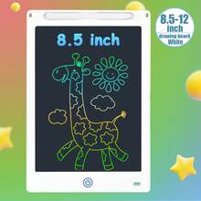 8.5 Inch Kids Electronic Drawing Tablet, No Blue Light, One-Key Erase, Reusable Drawing Board, Suitable For 3-8 Years Old Children, Text Enlightenment, Learning Toy, Express Imagination, School/Party Gift, Best Choice - White - View 9