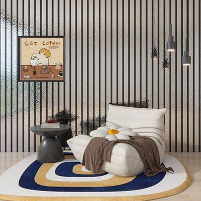 3D金属网格自粘壁纸，奢华效果，可用于装饰家具、门、墙壁，防水