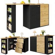 Bar Tables - Black + MDF-1 - View 4