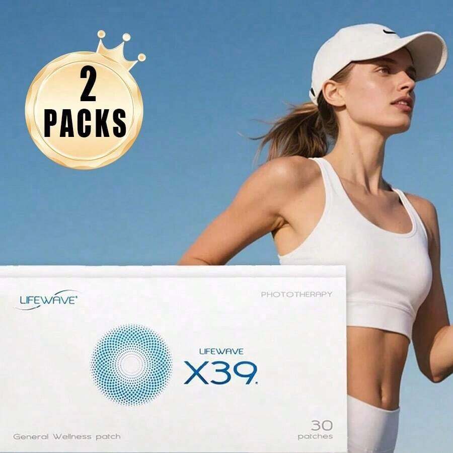 3pcs LifeWave X39 Patches - Supports Improvements Of Strength And Stamina,Body Care - Supports Improved Exercise Performance - No Or Stimulants - Innovative Patch Technology For Enhanced Wellness -30 Pieces Per Piece For A Total Of 90 Pieces,Keep Your Body Healthy And Rejuvenate You,Can Be Used Both Morning And Evening,Halloween Gift. - 2pcs - 查看 1