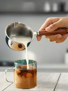 The Oil-Spilling Small Pot Is A Kitchen Stainless Steel Hot Oil Gadget Perfect For Home Cooking. It Can Be Used For Various Purposes Such As Frying, Sautéing, And Applying Oil. It Is Quick, Convenient, And Saves Fuel, Making It An Indispensable Helper In The Kitchen. - View 7