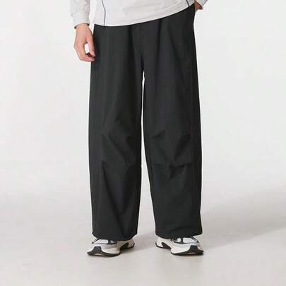 Adidas PESS PARACHUTE Lightweight Loose Woven Outdoor Travel Pants For Men, KD4295