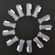 宠物牙刷 - 狗狗牙刷、猫咪牙刷、狗狗牙刷套装、狗狗指套牙刷（用于清洁狗狗牙齿）、猫咪牙刷、狗狗牙刷、幼犬牙刷、宠物牙齿护理 - 彩色 - 查看 10