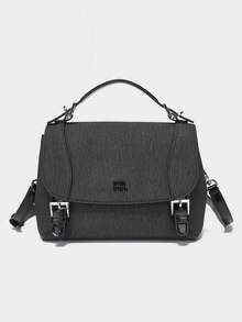 2026春夏新款极简通勤手提包，时尚大容量棒球斜挎包，大容量休闲学院风背包，高品质小背包 - 彩色 - 查看 13