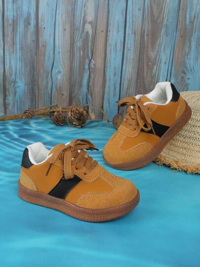 1 Pair Kids' Casual Low-Top Sneakers, Outdoor Sports Shoes For Boys & Girls, Spring/Autumn