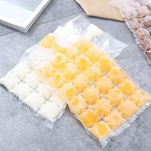 50pcs/100pcs Disposable Ice Pop Bags, Creative Self-Sealing, Material For DIY Ice Pops, Trays, Water Injection Ice Bags, Double Sealed Thickened Edges Prevent Cracking - Clear - View 6