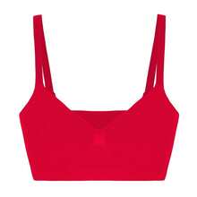 New Women's Tight Fitting Underwire Sports Bra - 紅色 - 查看 3