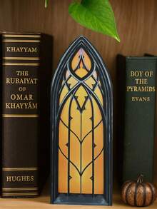 1 cái chặn sách hình cửa sổ kiểu Gothic, trang trí kệ sách hình cửa sổ nhà thờ, phụ kiện trang trí nhà theo phong cách phù thủy Boho, trang trí bàn thờ ngoại giáo, trang trí nhà kiểu Gothic, chặn sách cho kệ sách và bàn làm việc, quà tặng ngoại giáo, trang trí huyền bí, chặn sách kiểu Gothic tối giản, trang trí góc đọc sách thư viện huyền bí. - Nhiều màu - Xem 10