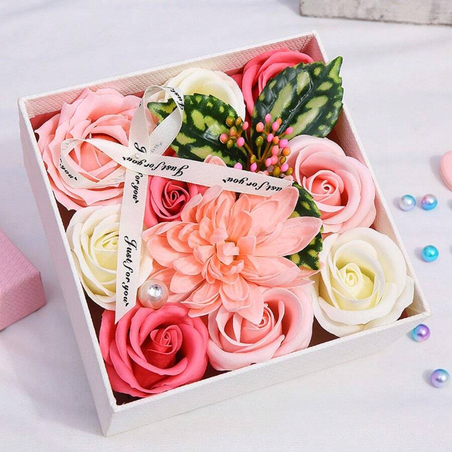 Innovative New Rose Soap Flower Box, Teacher's Day/Mother's Day Gift For Teachers And Moms