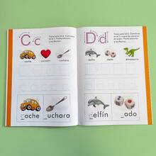 Lachilly Spanisches Buchstaben Übungsheft, Lese- und Schreibübungsblätter, Handschrift & Buchstabenformung Praxis auf Spanisch, interaktives Lernmaterial für Lehrer und Schüler, Homeschooling und Klassenzimmer Bildungsressourcen, Lernspielzeug - Verschiedenfarbig - Übersicht 9