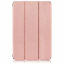 Funda protectora adecuada para Galaxy Tab A11+ 2025 / A11 2025 / A9+ 2023 / A9 2023 / S10 / S9 / S8. Adopta un diseño plegable triple con función de suspensión/activación inteligente. - Oro rosa - Ver 8
