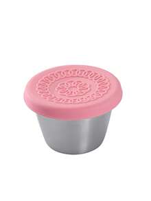 1/3/6Pcs Stainless Steel Salad Sauce Containers, 2.4oz Reusable Leakproof Dressing Cups With Silicone Lids, For Lunch Box, Dipping Sauces, Picnic And Travel - Multicolor - View 14