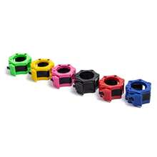 2pcs 50mm Quick Release Dumbbell Clamps, Rotating Lock Dumbbell Collars For Weight Lifting And Strength Training - Multicolor - View 2