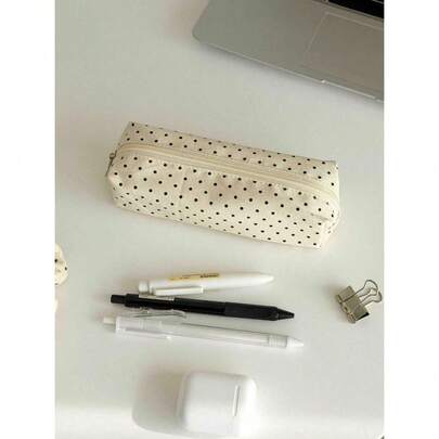 ドットペンケース韓国系ins文房具大容量可愛い高ルックスレベル小学生鉛筆ブラシ収納ケース