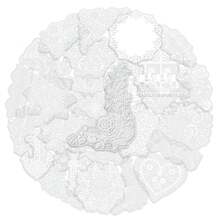 50片蕾丝图案PET贴纸，无需裁剪，优雅宫廷风格，适用于手机壳、杯子、INS风装饰等。 - 方形 - 查看 4