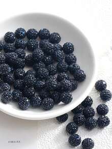 20pcs/Pack Ceramic Rhinestone Ball Handmade Bead DIY Bracelet Necklace Jewelry Accessories - 20 Diamond-filled Clay Beads - View 39