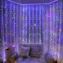 USB Powered LED Curtain Lights With Remote Control - 8 Lighting Modes, Fairy String Garland, Suitable For Wedding, Birthday, Halloween And Christmas Decoration - USB Curtain Light Strings - View 10