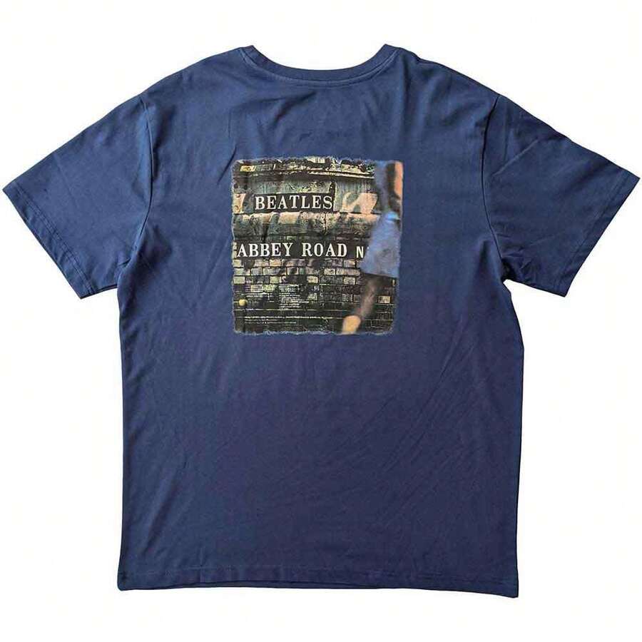 The Beatles London Abbey Road Iconic Image Tee - Blue - View 1