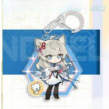 Figura de Endfield Game Jun Wei Yifeng Chen Qianyu Gilberta Pei Li Llavero de acrílico con colgante de dibujos animados en versión Q para regalos - Multicolor - Ver 5