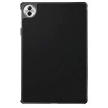 Funda protectora plegable básica de color negro sólido minimalista compatible con Honor Pad X9/X8 Pro 11.5 pulgadas, X8A 11 pulgadas, Pad9 12.1 pulgadas, 2024 MatePad SE 11 pulgadas, SE 10.4 pulgadas, T10, T10S y serie T8 Colección de regalos de primavera - Negro - Ver 16
