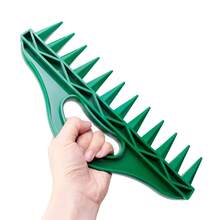 12孔播种器，适用于种植架和花盆 - 固定间距花园打孔器，手动深度控制 - A - 查看 10