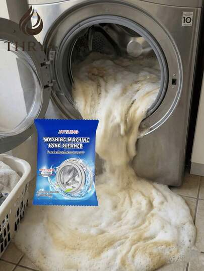 JAYSUING 125克强力洗衣机清洁粉 - 强效除臭除垢配方 | 即刻去除污渍和残留物 | 适用于所有型号洗衣机 | 125克大包装，另有10包散装和试用装可选 | 专业级保养，令衣物洁净闪亮