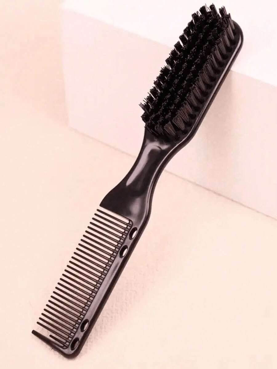 1pc Unisex Multi-Function Hair Comb, Suitable For Daily Use. Can Be Used To Groom Men's Oily Hair And Style Beard - Multicolor - View 1