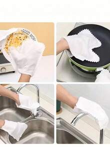 1/10/30pieces Of Ultra-Soft Microfiber Cleaning Gloves - Multi-Purpose Dry And Wet Cleaning Gloves, Suitable For Cleaning In The Kitchen, Living Room, Bedroom, Car, Furniture And Windows - Multicolor - View 5