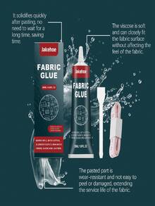 jakehoe Fabric Glue Leather Fabric Clothing Pattern Adhesive, Waterproof Durable Daily Multi-Purpose Glue, Suitable For Jeans, Short Sleeve, Jacket, Sofa, Curtain, Bed Sheet And More (New And Old Models Randomly Sent) - T-6000 - View 5