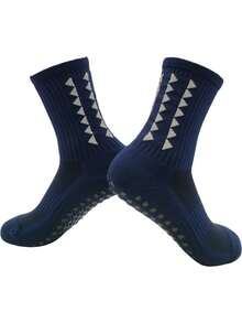 男士加厚缓冲中筒足球/篮球袜，防滑专业训练运动袜，吸湿透气 - 彩色 - 查看 23